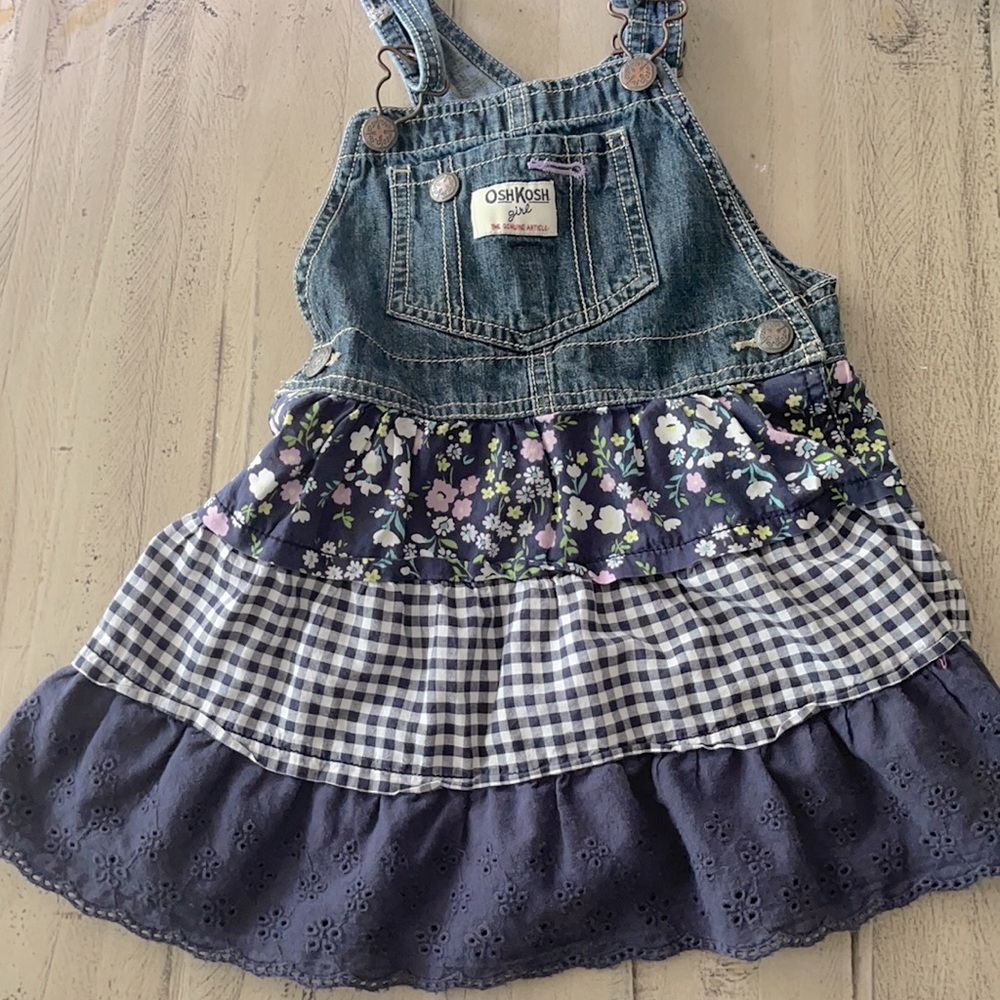 Toddler overalls dress